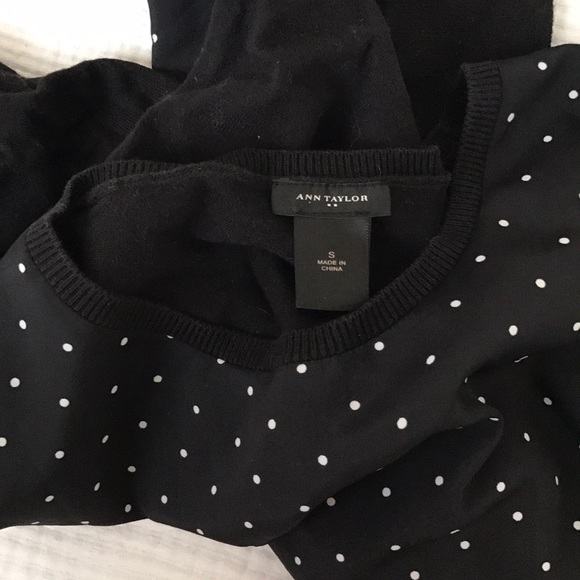Ann Taylor polka dot sweater - Picture 3 of 4